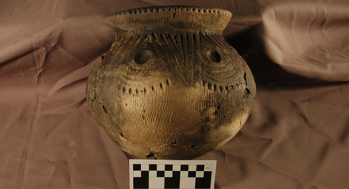 The Fisher Phase pottery vessel after reconstruction